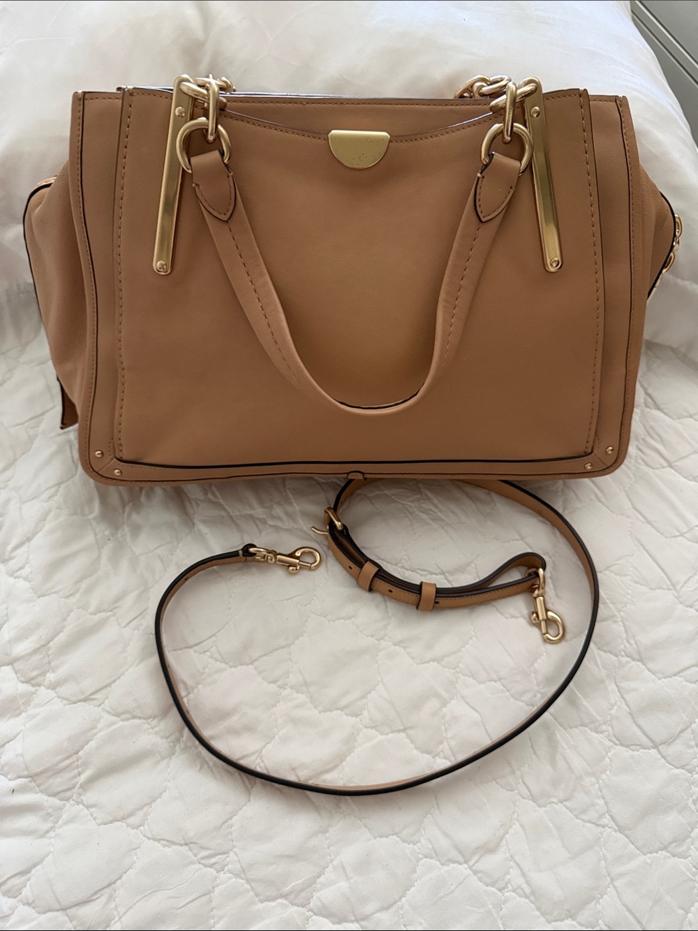 Coach Dreamer 36 Bag Beechwood light Gold leather ND1892-31640